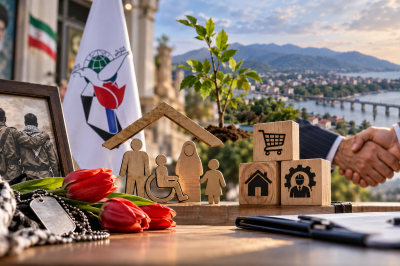 آغاز «نهضت هم افزایی و توانمندسازی» بنیاد شهید لنگرود برای حمایت هدفمند از ایثارگران
